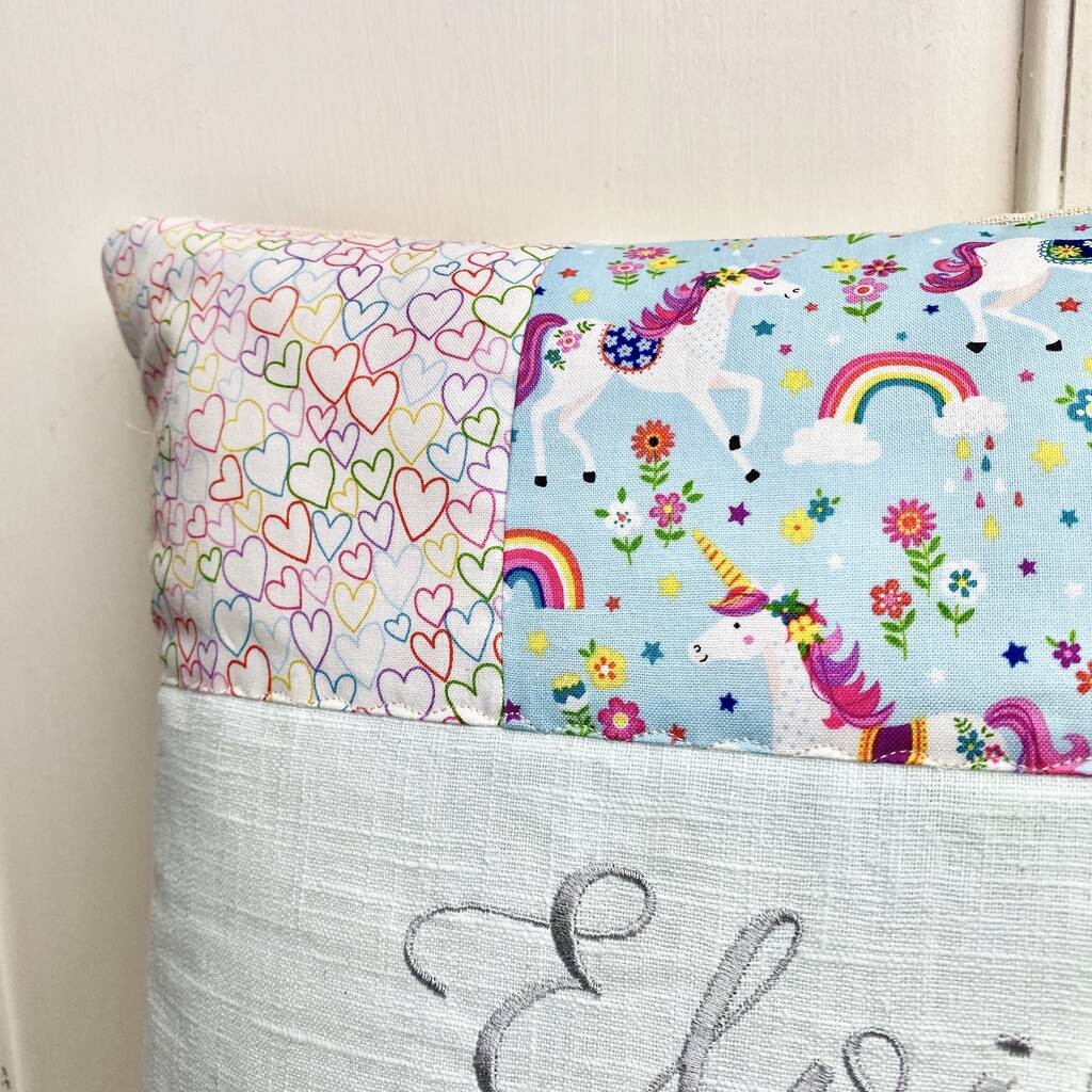 large unicorn cushion