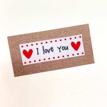 I Love You Card ~ Handmade, 2 of 2
