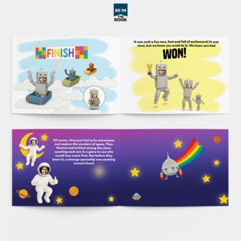 Personalised Daddy And Child Story Book 'Dress Up Adventure', 5 of 9