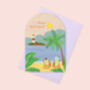 Tropical Holiday Anniversary Card, thumbnail 9 of 9