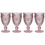 Set Of Four Armas Rose Wine Goblets, thumbnail 2 of 5