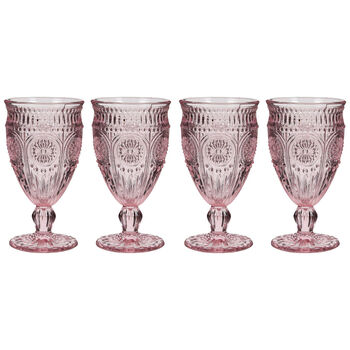 Set Of Four Armas Rose Wine Goblets, 2 of 5