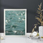 Personalised Quote Print On Glistening Sea, thumbnail 4 of 4
