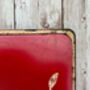 French Metal Kitchen Sign Red Cuisine Wall Plaque 52cm, thumbnail 8 of 9