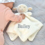 Personalised Lamb Baby Comforter, thumbnail 9 of 10