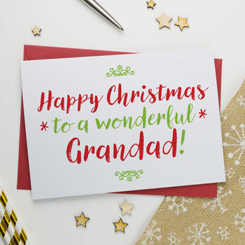 Christmas Card For Wonderful Gramps, Grampy, Grandpa, 3 of 4