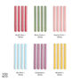 Stripe Dinner Candles Single Colours, thumbnail 2 of 8