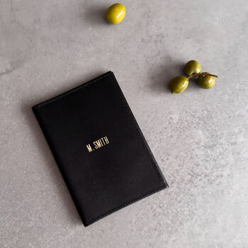 Personalised Leather Passport Holder – Travel Gift For Him Or Her, 10 of 12