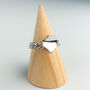 Sterling Silver Pendant Chain Ring, thumbnail 2 of 4