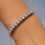 Sterling Silver 5mm Tennis Bracelet, thumbnail 1 of 5