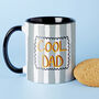 Cool Dad Striped Design Mug, thumbnail 1 of 6