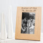 Personalised Father Of The Bride Wedding Photo Frame, thumbnail 4 of 9