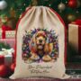 Personalised Cocker Spaniel In Christmas Lights, thumbnail 7 of 9