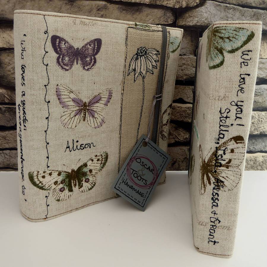 personalised garden journal, notebook by oscar & toots
