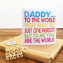 Dad World To Me Card, thumbnail 1 of 2
