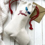 Personalised Holly Christmas Stocking, thumbnail 1 of 3