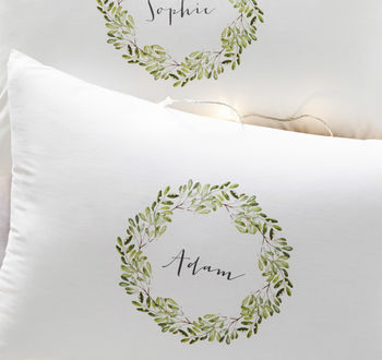 Mistletoe Couples Personalised Pillowcases, 3 of 4