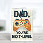 Next Level Dad Father's Day Card, thumbnail 3 of 3