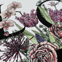 'Love' Personalised Botanical Flower Print, thumbnail 2 of 4