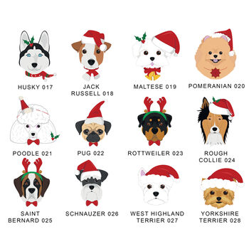 Personalised Dog Christmas Decoration, 6 of 9