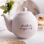 Personalised Engraved Teapot For Her, thumbnail 4 of 11