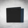 Men's Black Leather Wallet Bifold Rfid Safe, thumbnail 2 of 10