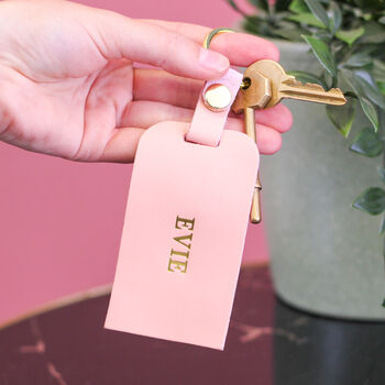Personalised Leather Luggage Tag Gift For Travel, 3 of 3