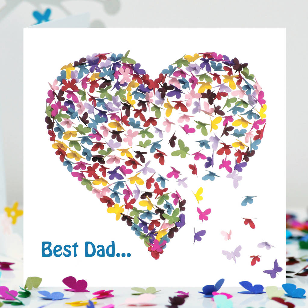 Best Dad In The World Card, Dad Birthday Card, 1 of 7