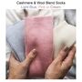 Head Gardener Women’s Thick Cashmere Socks, Seeds Gift, thumbnail 3 of 6