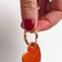 Bestie Leather Heart Keyring, thumbnail 4 of 8