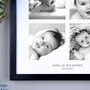 Personalised Six Photos Baby Print, thumbnail 4 of 7