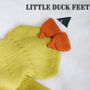 Baby Duck Knit Scarf For Toddler, thumbnail 5 of 12