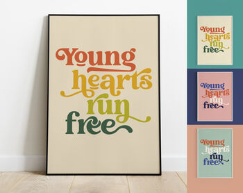 'Young Hearts Run Free', Song Lyrics Print, 3 of 8