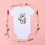 Personalised Day Dreamer Baby Grow, thumbnail 5 of 6