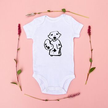 Personalised Day Dreamer Baby Grow, 5 of 6