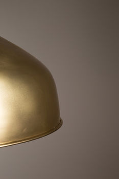 Large Brass Pendant Lamp, 5 of 6