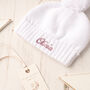 White Christening Bubble Cardigan And Hat Set, thumbnail 10 of 12