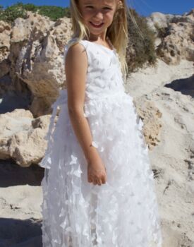 Papilion ~ White Party Or Flower Girl Dress, 5 of 6