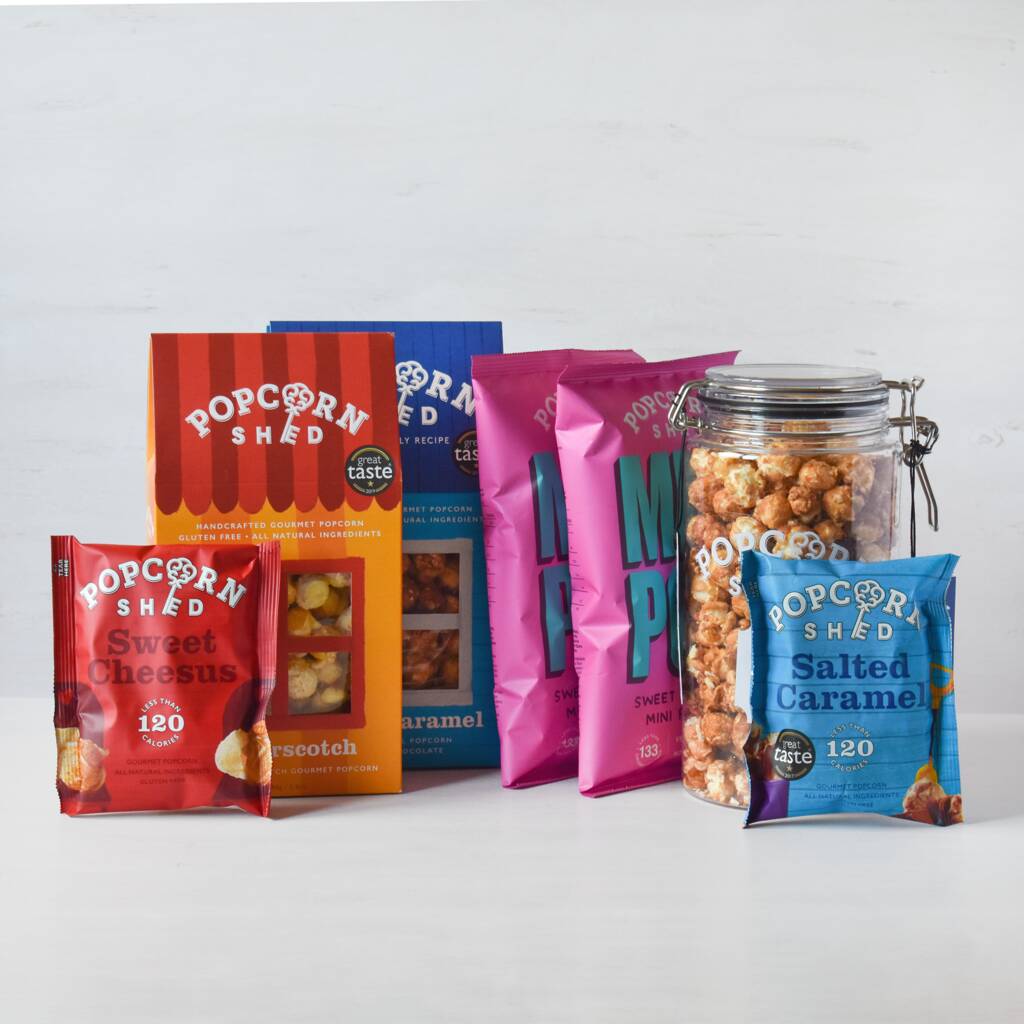 Sweet And Savoury Lover's Popcorn Selection By Popcorn Shed ...