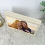 Personalised Freestanding One Photo Giant Wooden Block 15cm X 21cm Landscape, thumbnail 4 of 5
