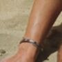 Silver 5mm Cuff Bracelet Adjustable Steel Minimal Gift, thumbnail 6 of 8