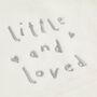 Personalised ‘Little And Loved’ Fleece Dressing Gown, thumbnail 3 of 4