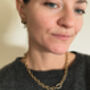 Airam Chain Necklace Gold Plated, Tarnish Free Jewellery, thumbnail 4 of 4