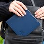 Eco Friendly Disabled Blue Badge Parking Permit Wallet Made From Recycled Bottles In Navy, thumbnail 3 of 8