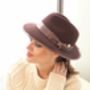 Chocolate Julia Trilby, thumbnail 1 of 2