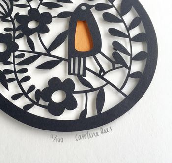 Little Bird Limited Edition Paper Cut, 6 of 6