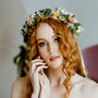 Mollie Colourful Dried Flower Crown Wedding Headband, thumbnail 3 of 3