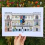 'Royal Academy, London' Recycled Paper Collage Print, thumbnail 1 of 4