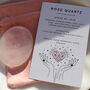 Rose Quartz Worry Stone For Comfort And Love, thumbnail 2 of 5