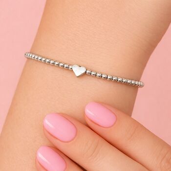 Special Goddaughter Heart Beaded Stretch Bracelet, 2 of 5
